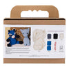 Set hobby Creativ Company amigurumi, procione, nero, blu, 1 scatola