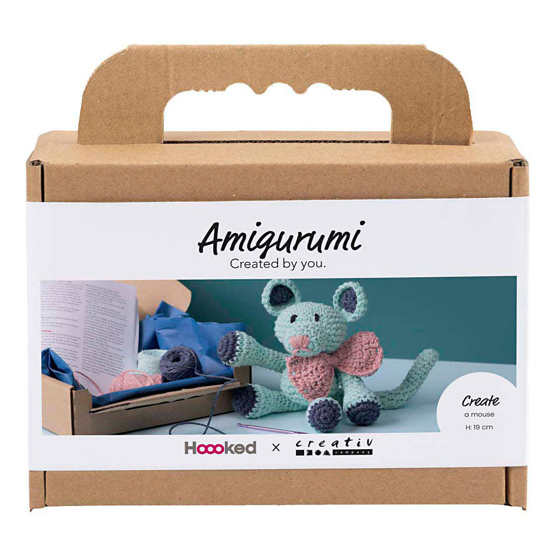 Set hobby Creativ Company amigurumi, topo, menta, 1 scatola