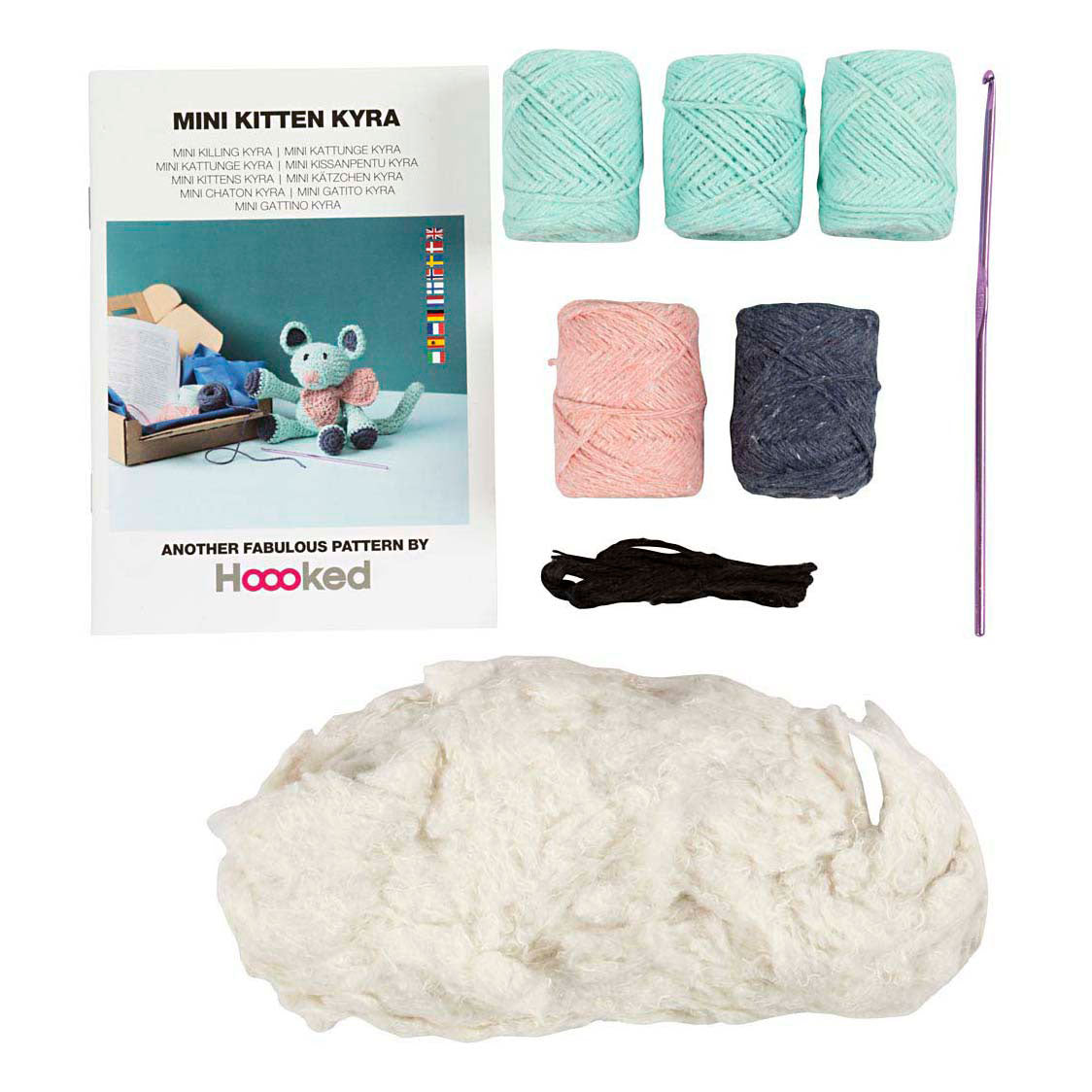Set hobby Creativ Company amigurumi, topo, menta, 1 scatola