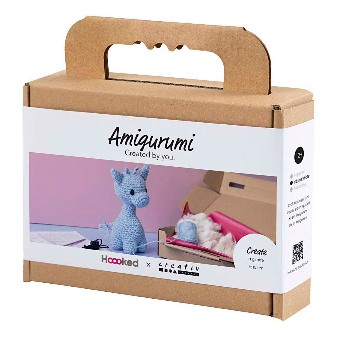 Set hobby Creative Company amigurumi, giraffa, azzurro, 1 scatola