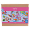 Set gruppo tessitura Creativ Company, supporti da parete, grucce, gufi, topo, vari colori, 1 scatola