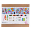 Set gruppo tessitura Creativ Company, supporti da parete, grucce, gufi, topo, vari colori, 1 scatola