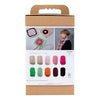 Set hobby all'uncinetto Creativ Company, sciarpa, crema, colori caldi, 1 scatola