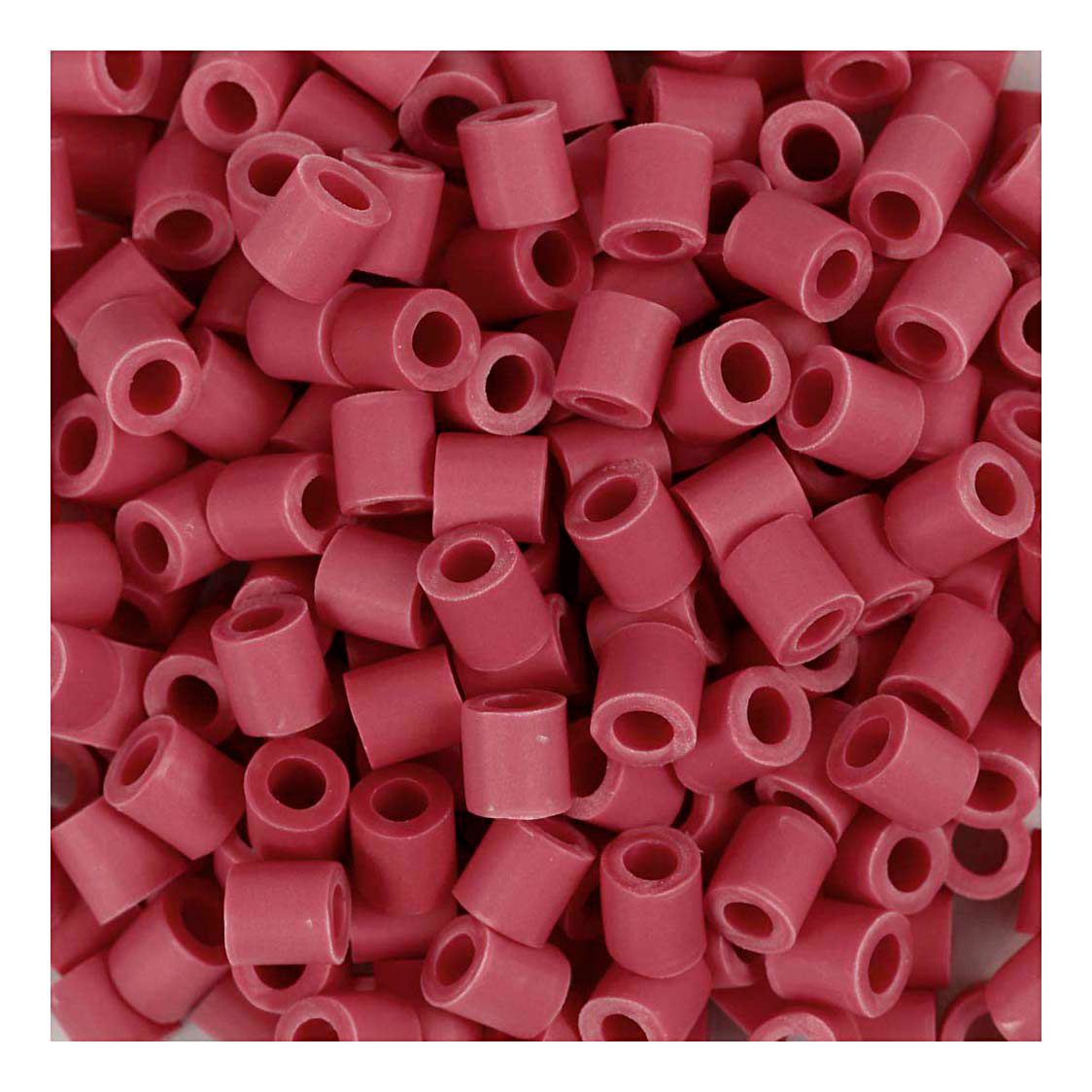 Nabbi biobeads from , size 5x5 mm, hole size 2.5 mm, medium, red, 1000 pieces 1 box