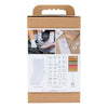 Set hobby Creative Company ricamo, calzini, bianco, 1 scatola