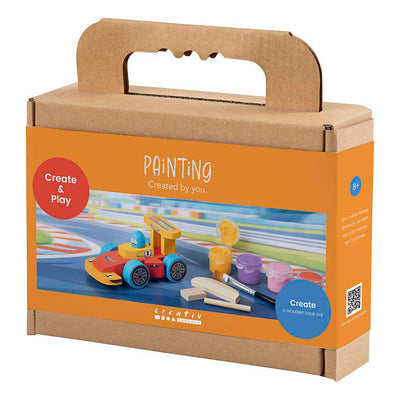 Creativ Company mini set hobby pittura, auto da corsa, colorato, 1 scatola