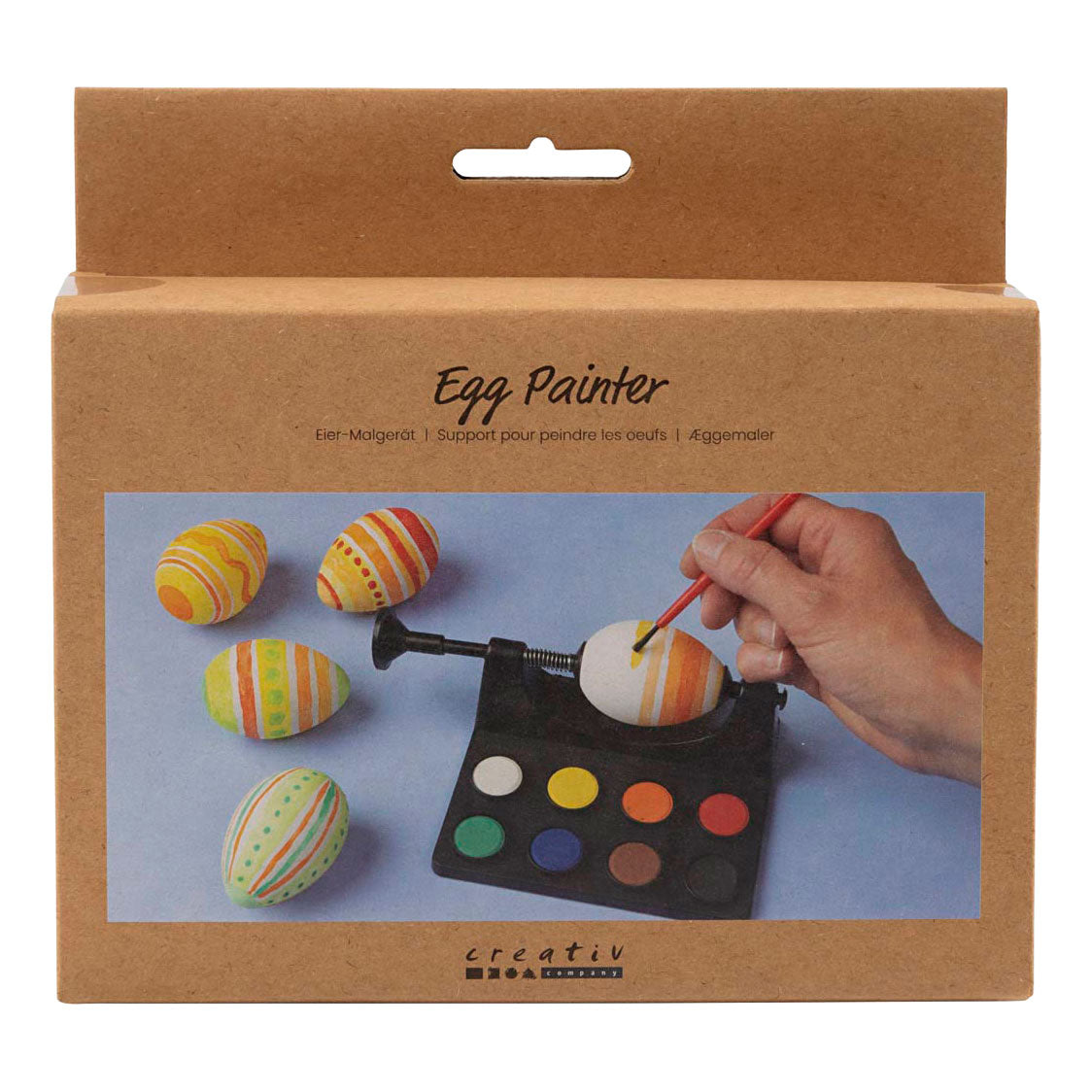 Creativ Company huevos para pintar, l: 16,5 cm, negro, 1 juego