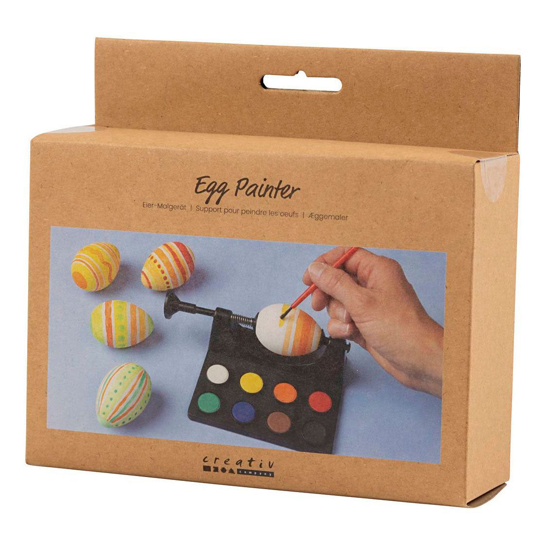 Creativ Company huevos para pintar, l: 16,5 cm, negro, 1 juego
