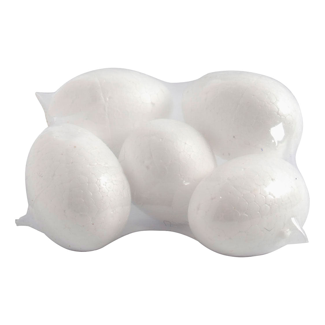 Uova Creative Company, h: 6 cm, bianco, 5 pezzi 1 scatola