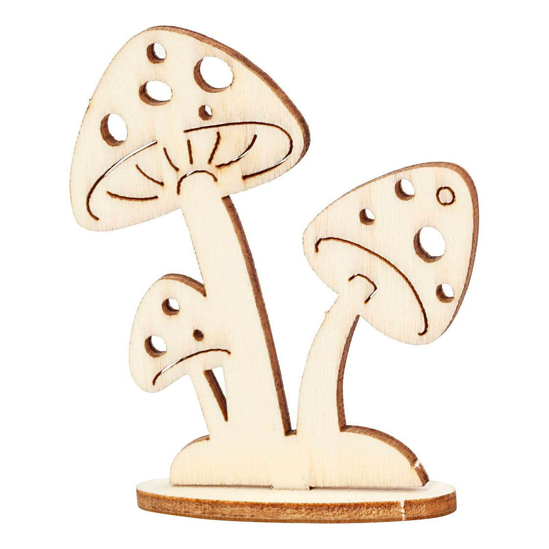 Creativ company figuras de madera para manualidades, largo: 15,5 cm, ancho: 17 cm, grosor 3 mm, 1 caja
