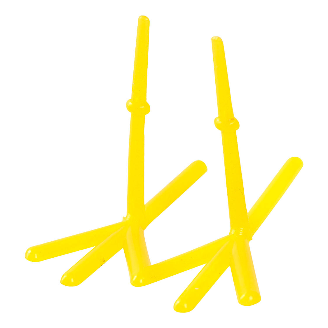 Creativ company patas de pollo, h: 28 mm, l: 37 mm, amarillo, 50 piezas 1 caja