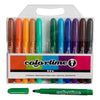Pennarelli Colortime, larghezza tratto 5 mm, colori extra, 12 pezzi, 1 scatola