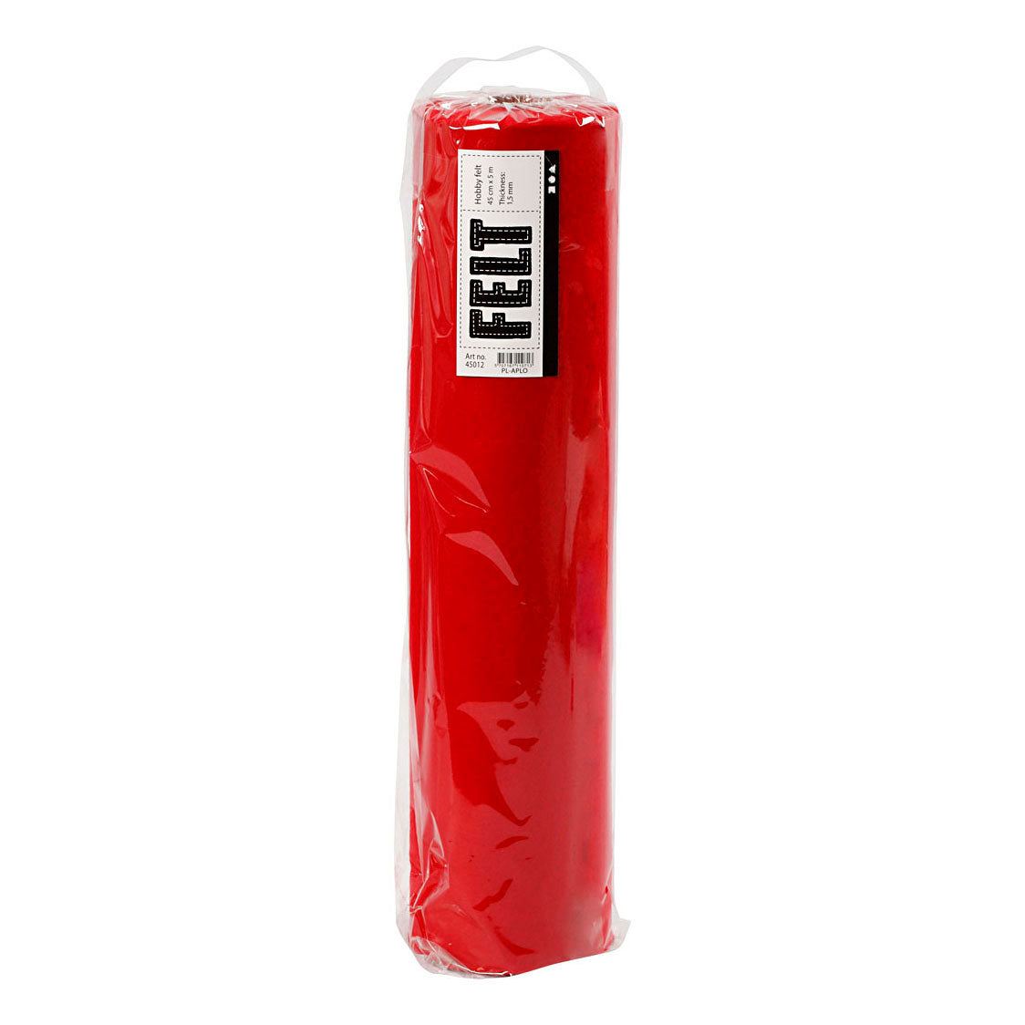 Feltro Creative Company cc hobby su rotolo 5 m rosso