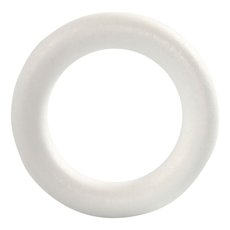 Anello Creative Company, misura 17 cm, spessore 30 mm, bianco, 1 pezzo