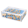 Creativ company animales de madera, granja y safari, h: 3-14,5 cm, grosor 2 cm, 44 piezas 1 caja
