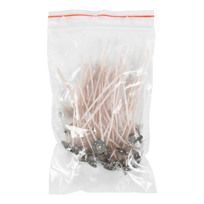 Stoppini per candele in portacandele, adatti per portacandele con diametro 20-65 mm, L: 10 cm, spessore 2 mm, 50 pezzi 1 scatola