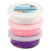 Foam clay ®, purpurina, metalizada, rosa, violeta, blanca, 3x14 gr 1 caja