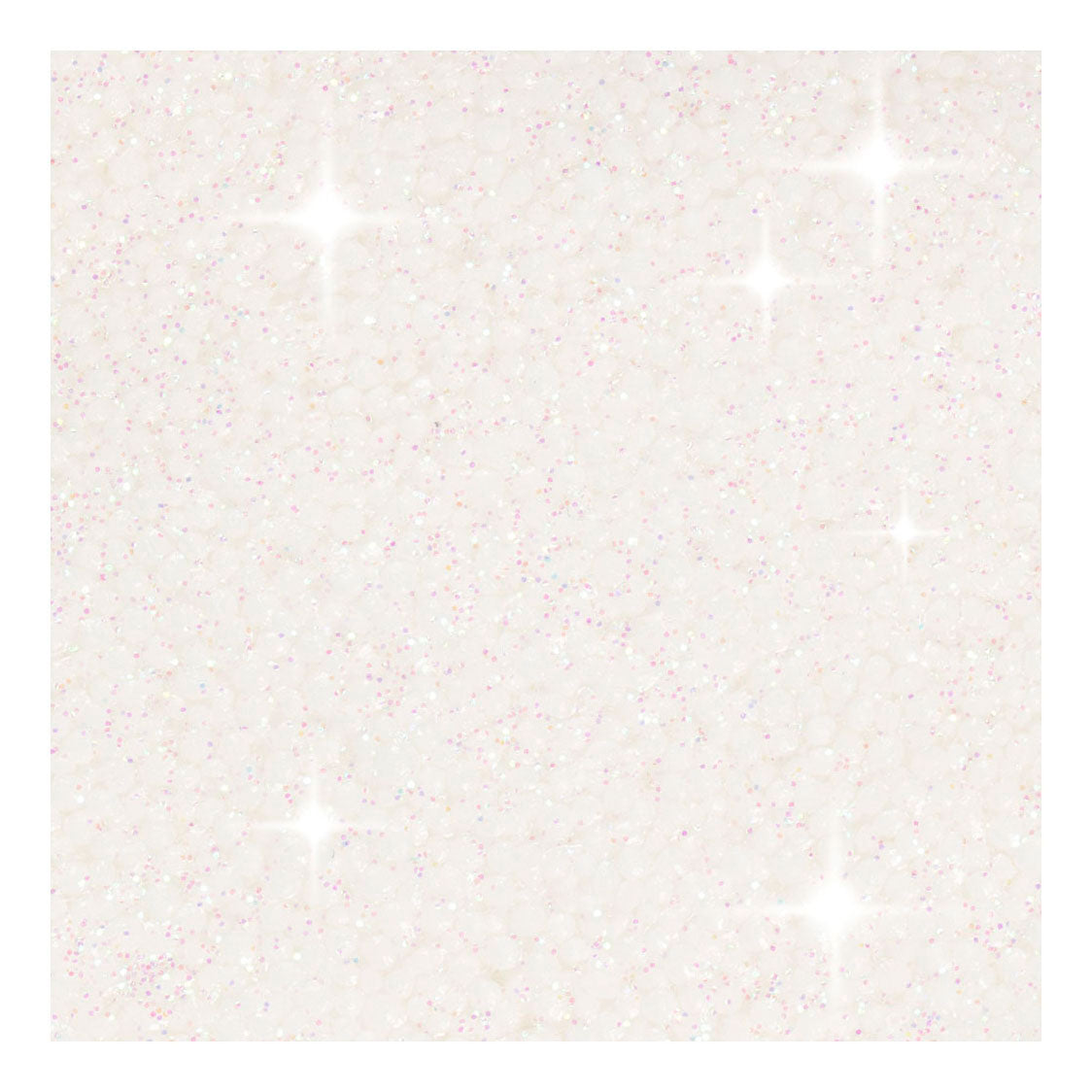 Foam clay ®, glitter, bianco, 35 gr 1 scatola