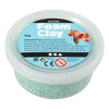 Foam clay ®, glitter, verde chiaro, 35 gr 1 scatola