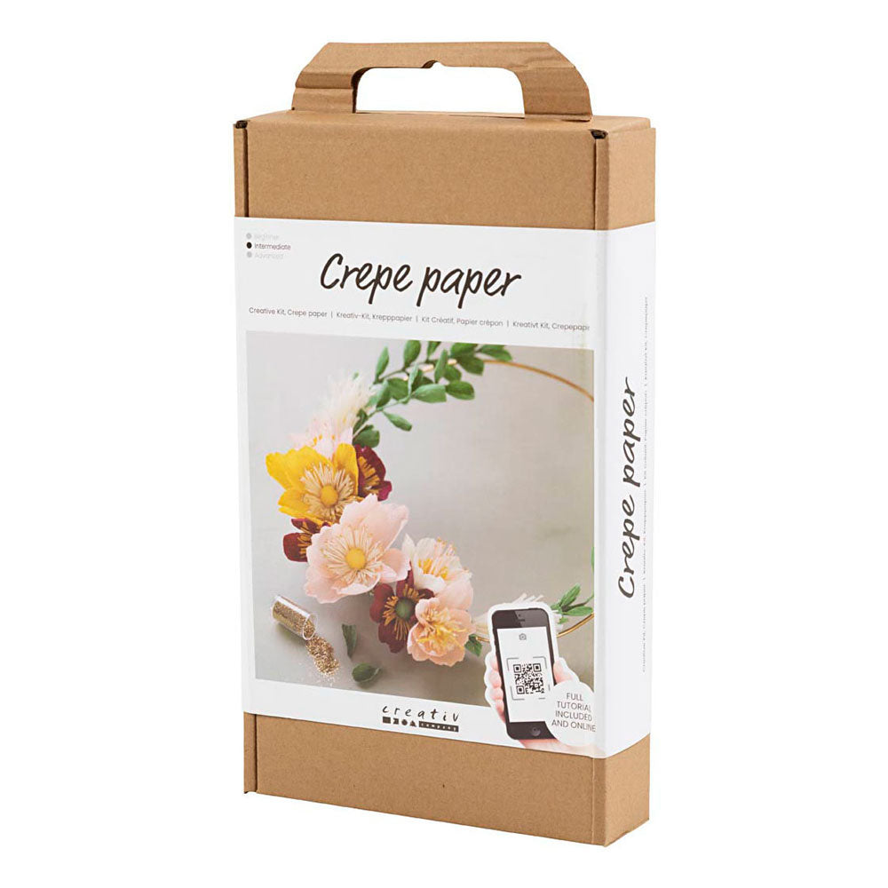 Creativ company hobby set papel crepé, corona, proporción de crepé: 180%, 1 caja