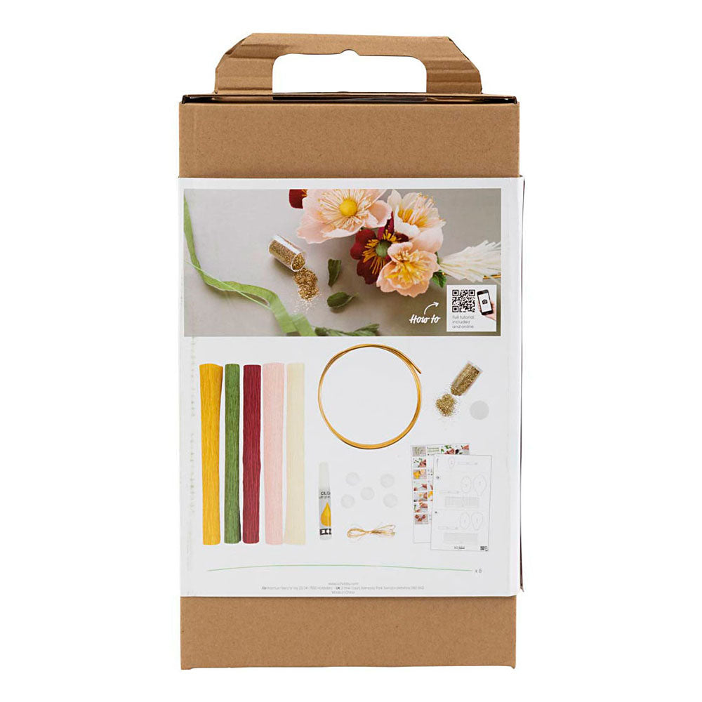 Creativ company hobby set papel crepé, corona, proporción de crepé: 180%, 1 caja