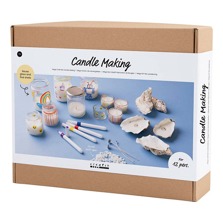 Creativ company candle making group set, candle holders for tea lights, 1 box