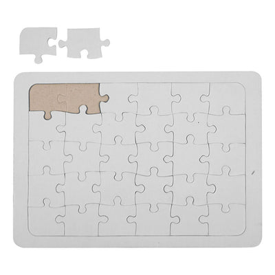 Puzzle aziendale Creativ, misura 15x21 cm, bianco, 1 pezzo