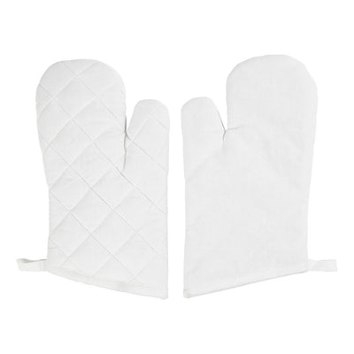 Guanto da forno Creativ company misura 18x28 cm 145 gr bianco 2 pezzi 1 scatola