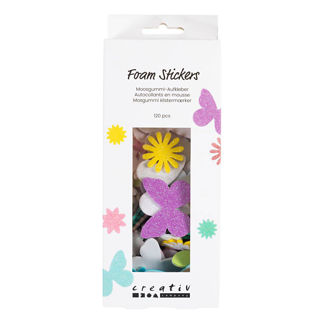 Creativ company foam stickers figuren - 120st.