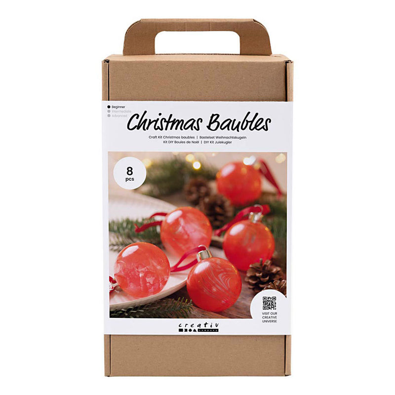 Set hobby Creative Company Palline di Natale, marmo, 1 scatola