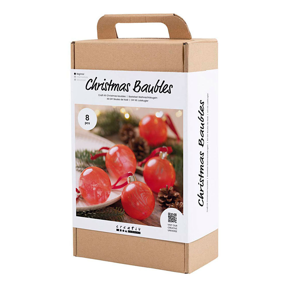Set hobby Creative Company Palline di Natale, marmo, 1 scatola