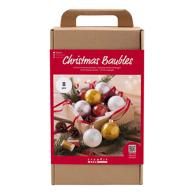 Set hobby Creative Company Palline di Natale, glitter, 1 scatola