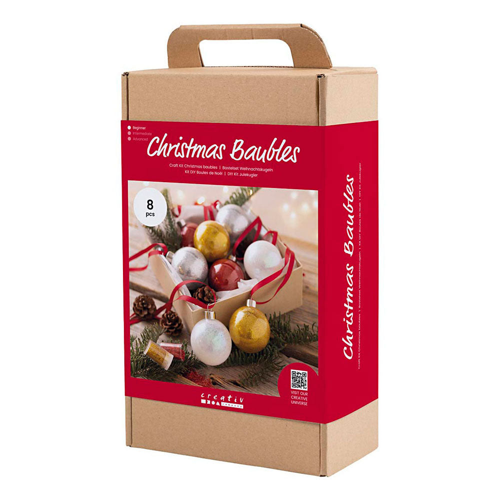 Set hobby Creative Company Palline di Natale, glitter, 1 scatola