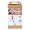Set hobby Creative Company carta crespa, fiori, colori pastello, 1 scatola