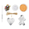 Creativ company modeling hobby set, small cake figures, medium brown, 1 box
