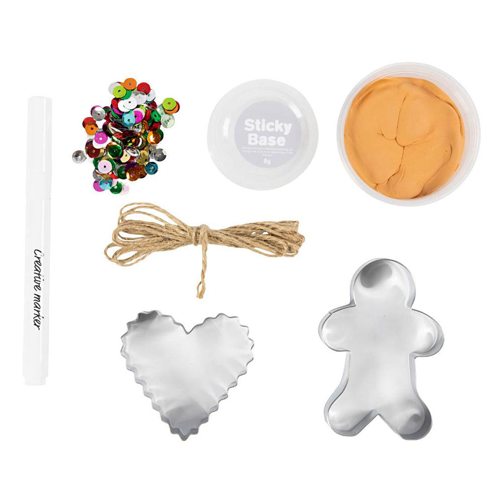 Creativ company modeling hobby set, small cake figures, medium brown, 1 box