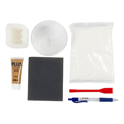 Set hobby Creative Company in resina, statuetta, beige, bianco sporco, 1 scatola