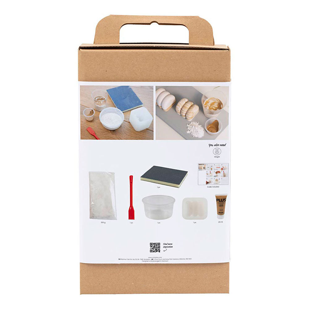 Set hobby Creative Company in resina, statuetta, beige, bianco sporco, 1 scatola