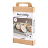 Set hobby Creative Company in resina colata, barattolo con coperchio, beige, bianco sporco, 1 scatola