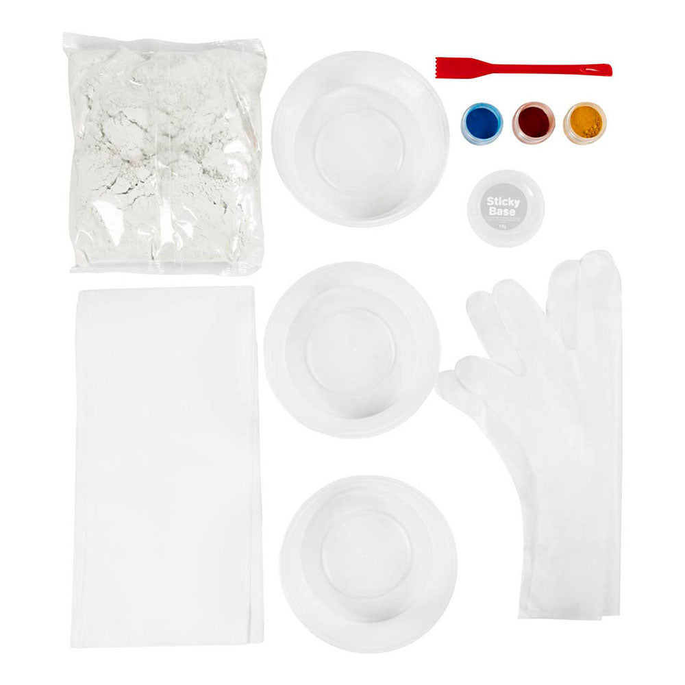 Creativ company hobby set casting, contenedores, azul, rojo, amarillo claro, 1 caja