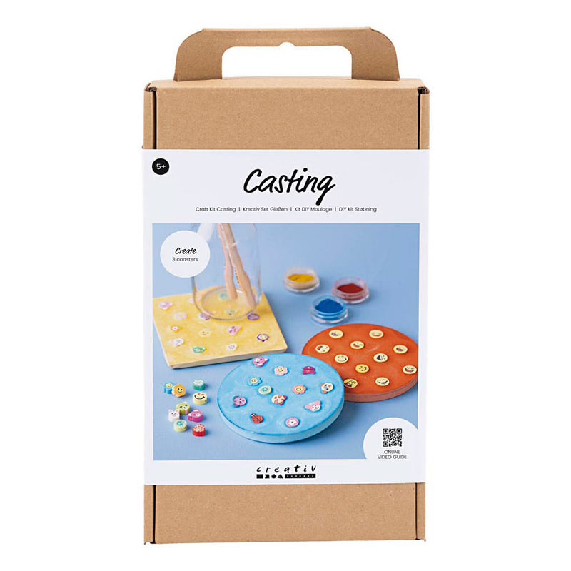 Creativ company hobby set casting, azulejos, azul, rojo, amarillo, 1 caja