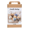 Set hobby per la creazione di candele Creativ Company, candela di soia a bolle, beige, azzurro, crema, 1 scatola