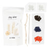 Set hobby per la creazione di candele Creativ Company, candela di soia a bolle, beige, azzurro, crema, 1 scatola