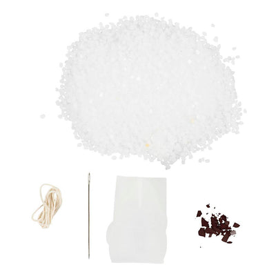 Set hobby Creative Company per realizzare candele, Babbo Natale, trasparente opaco, rosso, 1 scatola