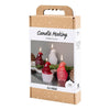 Set hobby Creative Company per realizzare candele, Babbo Natale, trasparente opaco, rosso, 1 scatola