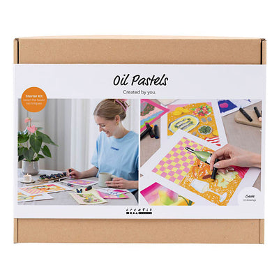 Creativ company starter hobby set oil pastel, various colors, 1 box