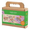 Mini set hobby Creative Company ricamo, farfalla, conchiglia, arcobaleno, vari colori, 1 scatola