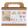 Mini set hobby Creative Company ricamo, farfalla, conchiglia, arcobaleno, vari colori, 1 scatola
