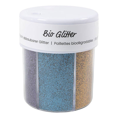 Creativ company bio sparkles, vari colori, 6x28 ml 1 scatola