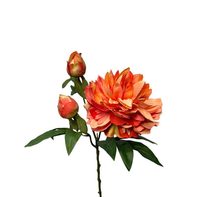 Collezione Roberts fiore artificiale peonia spray 64 cm arancione